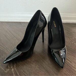 Aldo Women 4 Inch High Shiny Classy Heels